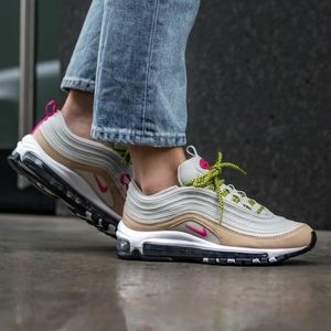 nike air max 97 light bone deadly pink